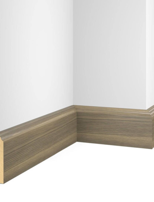 Плинтус Cosca Decor NanoFlex ЕP07 Дуб Классический 80x16x2400 мм