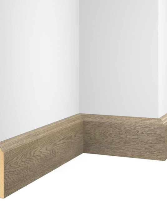 Плинтус Cosca Decor NanoFlex ЕP07 Дуб Корсика 80x16x2400 мм