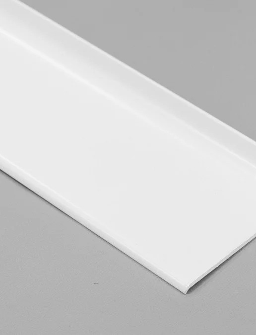 Алюминиевый плинтус ПТ-60 300см Белый