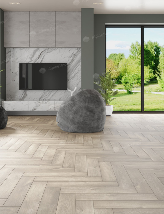 SPC-плитка Alpine Floor PARQUET LIGHT ДУБ НАТУРАЛЬНЫЙ ОТБЕЛЕННЫЙ ЕСО 13-5