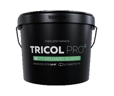 Клей для паркета TRICOL PRO 1K PT-MS HARD-ELASTIC (пакеты 2 саше*7кг)