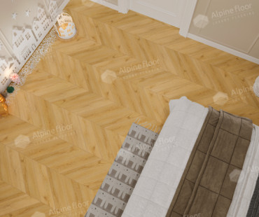 SPC - плитка Alpine Floor CHEVRON Caldo ЕСО 18-20