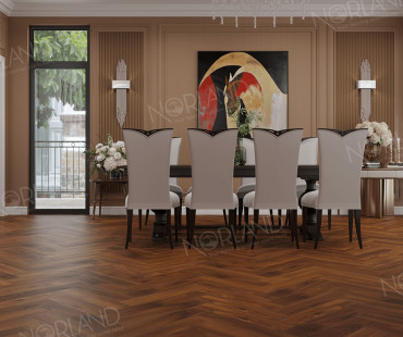 Ламинат 34 класса Alpine floor Herringbone Elegante LF304-19 Орех Кипр