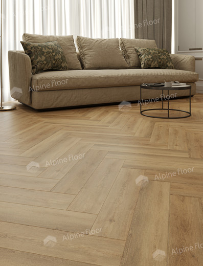 Клеевой виниловый пол Alpine floor Дуб Буна ЕСО 16-30
